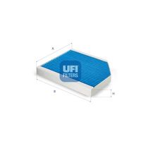 UFI 3416800 - Tipo de filtro: Filtro antipolen<br>Peso [kg]: 0,29<br>Altura [mm]: 35<br>Diámetro interior [mm]: 241<br>Diámetro exterior 1 [mm]: 279<br>Diámetro exterior 2 [mm]: 279<br>