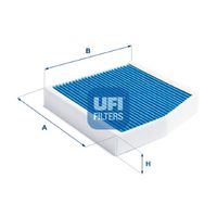 UFI 3423600 - Filtro, aire habitáculo - ARGENTIUM