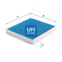 UFI 3421900 - Tipo de filtro: Filtro antipolen<br>Peso [kg]: 0,21<br>Altura [mm]: 32<br>Diámetro interior [mm]: 234<br>Diámetro exterior 1 [mm]: 253<br>Diámetro exterior 2 [mm]: 253<br>