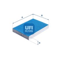 UFI 3428500 - Tipo de filtro: Filtro antipolen<br>Peso [kg]: 0,28<br>Altura [mm]: 34<br>Diámetro interior [mm]: 153<br>Diámetro exterior 1 [mm]: 238<br>