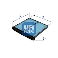 UFI 3440900 - Filtro, aire habitáculo - ARGENTIUM