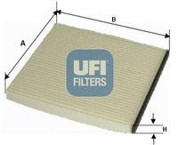 UFI 5305300 - Filtro, aire habitáculo