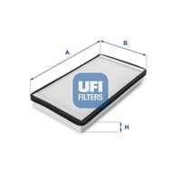 UFI 5302800 - Filtro, aire habitáculo