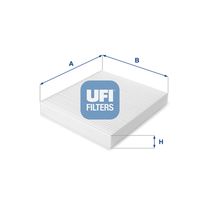 UFI 5303500 - Filtro, aire habitáculo