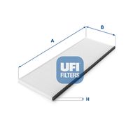 UFI 5308100 - Filtro, aire habitáculo