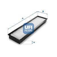 UFI 53.101.00 - Filtro, aire habitáculo