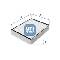 UFI 5307700 - Filtro, aire habitáculo