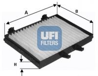 UFI 5312800 - Tipo de filtro: Cartucho filtrante<br>