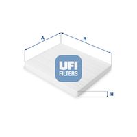 UFI 5319100 - Filtro, aire habitáculo