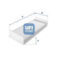 UFI 5316500 - Filtro, aire habitáculo