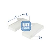 UFI 5327700 - Filtro, aire habitáculo