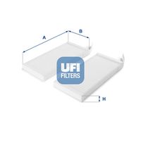 UFI 5316400 - Filtro, aire habitáculo