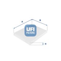 UFI 5314900 - Filtro, aire habitáculo