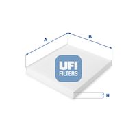 UFI 5320900 - Filtro, aire habitáculo