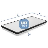 UFI 5344500 - Filtro, aire habitáculo