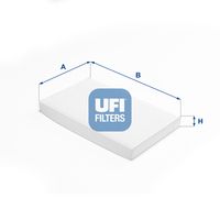 UFI 5338800 - Filtro, aire habitáculo