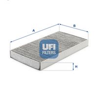 UFI 5410700 - Tipo de filtro: Filtro antipolen<br>Peso [kg]: 0,18<br>Altura [mm]: 30<br>Diámetro interior [mm]: 160<br>Diámetro exterior 1 [mm]: 288<br>Diámetro exterior 2 [mm]: 288<br>