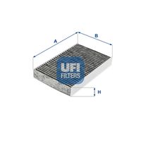 UFI 5428500 - País producción vehículo: Japón<br>Tipo de filtro: Filtro de partículas<br>Longitud [mm]: 150<br>Ancho [mm]: 260<br>Altura [mm]: 25<br>