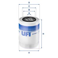 UFI 2310801 - Filtro de aceite