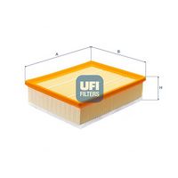 UFI 3077700 - Zonas climáticas: para zonas con clima frío<br>Tipo de filtro: Cartucho filtrante<br>Altura [mm]: 45<br>Longitud [mm]: 268<br>Ancho [mm]: 219<br>