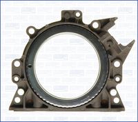 AJUSA 71002600 - Lado de montaje: lado de engranaje<br>Código de motor: BBY<br>Lado de montaje: lado de engranaje<br>Código de motor: BKY<br>año construcción desde: 05/2004<br>año construcción hasta: 05/2005<br>Diámetro interior [mm]: 130<br>Diámetro exterior [mm]: 163<br>Altura [mm]: 16,5<br>Tipo de giro: Giro a la izquierda<br>Material: FKM (caucho de fluorcarbono)<br>para OE N°: 030103171H<br>Tipo de cárter/carcasa: con carcasa (cárter)<br>