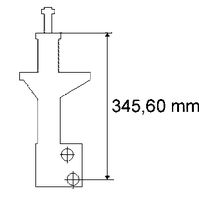 BOGE 32E800 - Lado de montaje: Eje delantero<br>Suspensión: para vehículos con chasis estándar<br>Tipo de amortiguador: Presión de aceite<br>Tipo de amortiguador: Columna de amortiguador<br>Sistema de amortiguadores: Bitubular<br>Parámetro: SF32/22X155A<br>Tipo de sujeción de amortiguador: Espiga arriba<br>SVHC: No hay información disponible, diríjase al fabricante.<br>