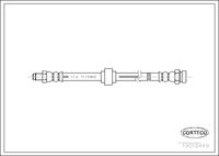 CORTECO 19018449 - Lado de montaje: izquierda<br>Lado de montaje: derecha<br>Lado de montaje: Eje delantero<br>Longitud [mm]: 460<br>Rosca 1: F8X1,25<br>Rosca 2: M10X1<br>