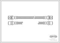 CORTECO 19018696 - Lado de montaje: eje trasero ambos lados<br>Longitud [mm]: 234<br>Ancho de llave: 17<br>Rosca 1: F10X1<br>Rosca 2: F10X1<br>