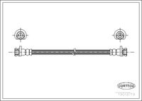 CORTECO 19018719 - Lado de montaje: Eje trasero<br>Lado de montaje: izquierda<br>Lado de montaje: derecha<br>Longitud [mm]: 243<br>Rosca 1: F10X1<br>Rosca 2: F10X1<br>