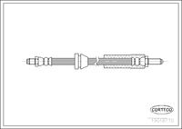 CORTECO 19018770 - Lado de montaje: izquierda<br>Lado de montaje: derecha<br>Lado de montaje: Eje delantero<br>Longitud [mm]: 412<br>Rosca 1: M10X1<br>Rosca 2: M10X1<br>