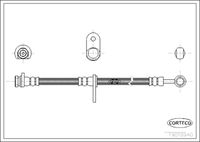 CORTECO 19018940 - Lado de montaje: Eje trasero<br>Longitud [mm]: 219<br>