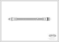 CORTECO 19019977 - Dinámica de frenado / conducción: para vehículos sin ABS<br>Lado de montaje: Eje trasero<br>Longitud [mm]: 260<br>