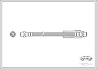 CORTECO 19020460 - Longitud [mm]: 250<br>Lado de montaje: delante<br>Lado de montaje: posterior<br>