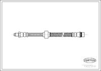 CORTECO 19025691 - Lado de montaje: izquierda<br>Lado de montaje: derecha<br>Lado de montaje: Eje delantero<br>Longitud [mm]: 400<br>Rosca 1: F10X1<br>Rosca 2: M10X1<br>