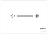 CORTECO 19025983 - Lado de montaje: izquierda<br>Lado de montaje: derecha<br>Lado de montaje: Eje delantero<br>Longitud [mm]: 450<br>Rosca 1: F10X1<br>Rosca 2: 10<br>