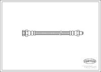 CORTECO 19025985 - Lado de montaje: exterior<br>Longitud [mm]: 260<br>Lado de montaje: delante<br>Lado de montaje: posterior<br>