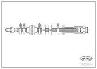 CORTECO 19026084 - Tubo flexible de frenos