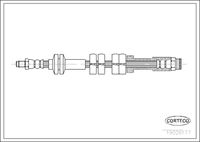 CORTECO 19026177 - Tubo flexible de frenos