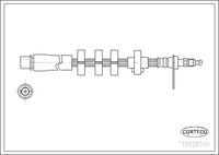 CORTECO 19026370 - Tubo flexible de frenos