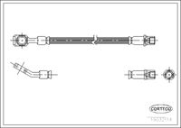 CORTECO 19032114 - Lado de montaje: Eje delantero<br>Longitud [mm]: 410<br>para OE N°: 24436541<br>