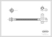 CORTECO 19032191 - Lado de montaje: Eje delantero, izquierda<br>Longitud [mm]: 585<br>