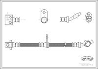 CORTECO 19032233 - Lado de montaje: derecha<br>Lado de montaje: Eje delantero, derecha<br>Longitud [mm]: 525<br>