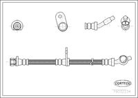 CORTECO 19032234 - Lado de montaje: izquierda<br>Lado de montaje: Eje trasero izquierda<br>Longitud [mm]: 400<br>