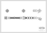 CORTECO 19032237 - Tubo flexible de frenos