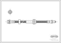 CORTECO 19032288 - Tubo flexible de frenos