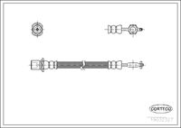 CORTECO 19032327 - Lado de montaje: Eje delantero<br>Longitud [mm]: 283<br>