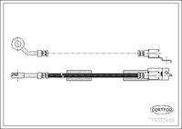 CORTECO 19032488 - Lado de montaje: izquierda<br>Lado de montaje: Eje delantero, izquierda<br>Longitud [mm]: 410<br>