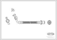 CORTECO 19032527 - Lado de montaje: Eje trasero<br>Longitud [mm]: 308<br>