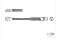 CORTECO 19032624 - Lado de montaje: Eje delantero<br>Longitud [mm]: 320<br>