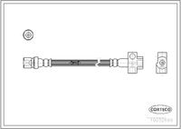 CORTECO 19032699 - Lado de montaje: Eje delantero<br>Longitud [mm]: 438<br>